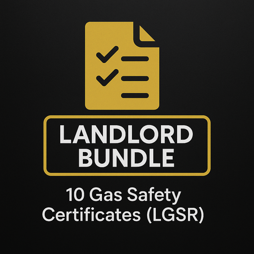 Landlord Bundle – 10x LGSR (Gas Safety Certificates)
