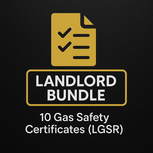 Landlord Bundle – 10x LGSR (Gas Safety Certificates)