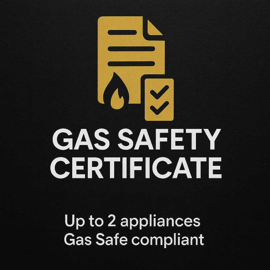 Gas Safety Certificate CP12 (Up to 2 Appliances)